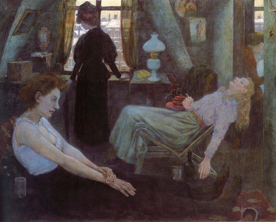 Hans Baluschek Monday morning